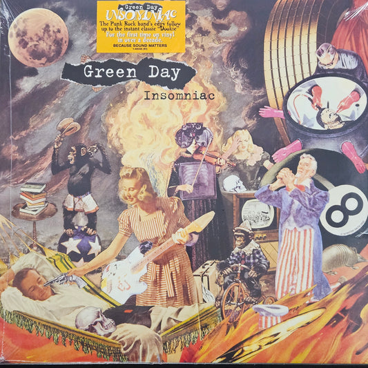 Green Day Insomniac Vinyl Record New and Sealed Greenday
