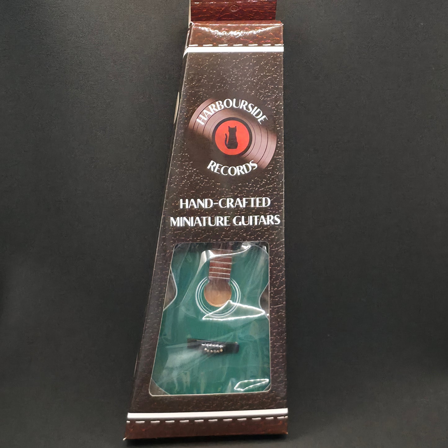 Miniature Guitar - Taylor Swift Reputation Green Gibson Acoustic - Model Guitar Inc Stand