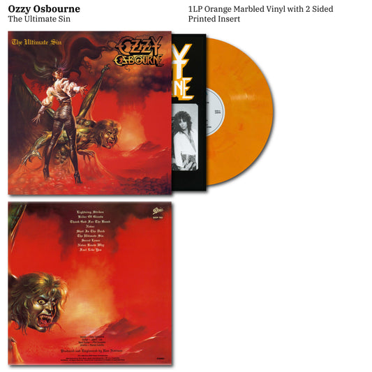 Ozzy Osbourne - The Ultimate Sin Vinyl Record LP