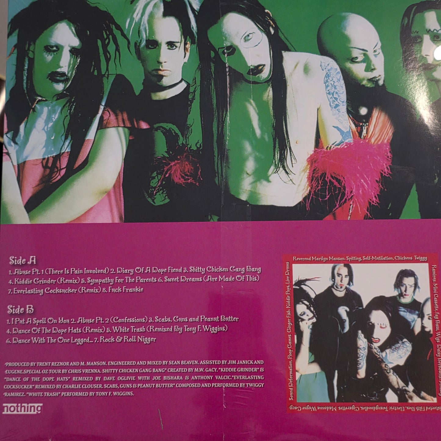 Marilyn Manson - Smells Like Children Vinyl Record LP Banned Uncensored Version
