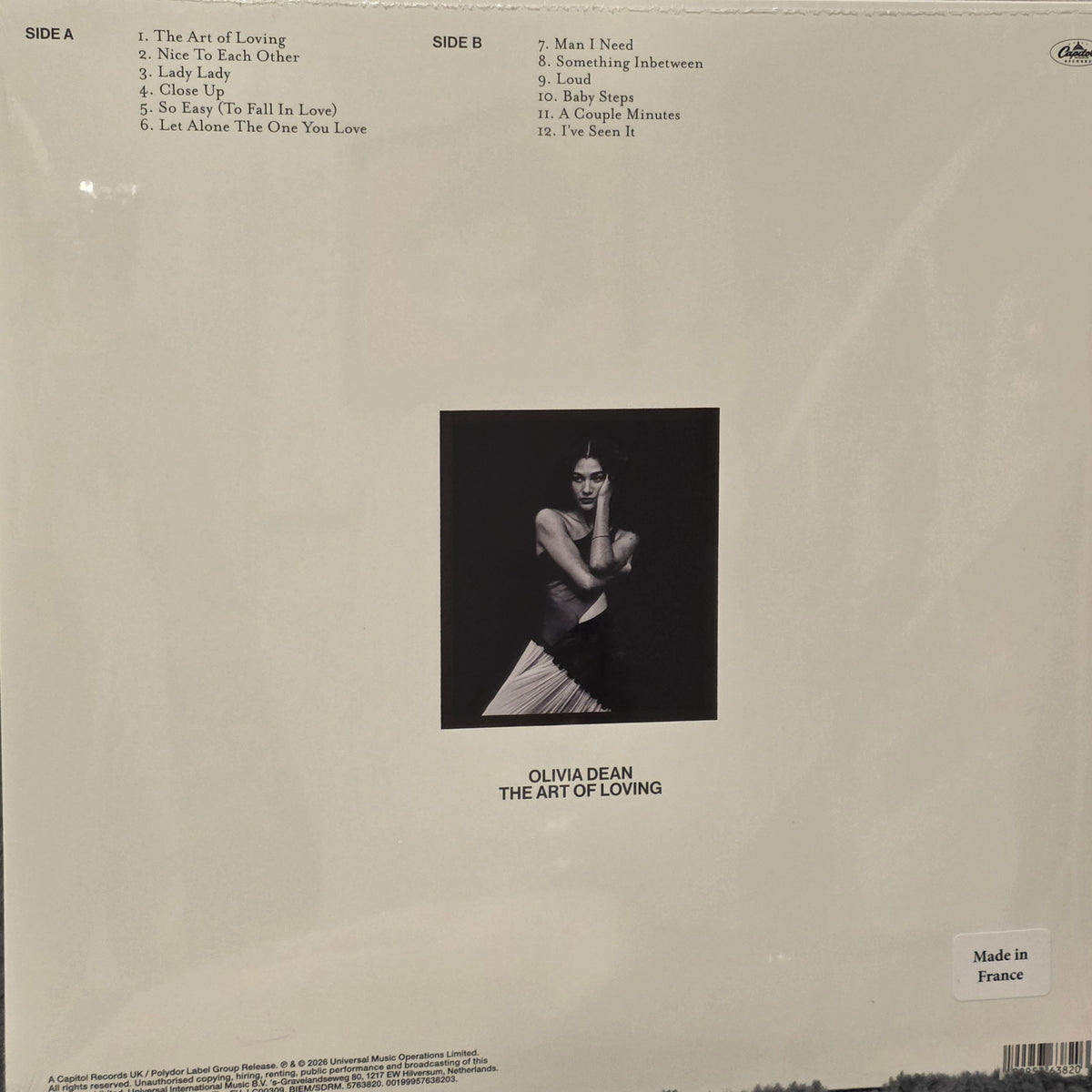 Olivia Dean - The Art Of Loving (LP, Album, Ltd, RE, 180) *SILVER COLOURED* Vinyl Record / LP