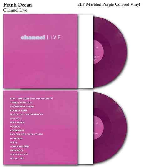 FRANK OCEAN CHANNEL LIVE VINYL RECORD 2LP COLOURED RARE "channel live"