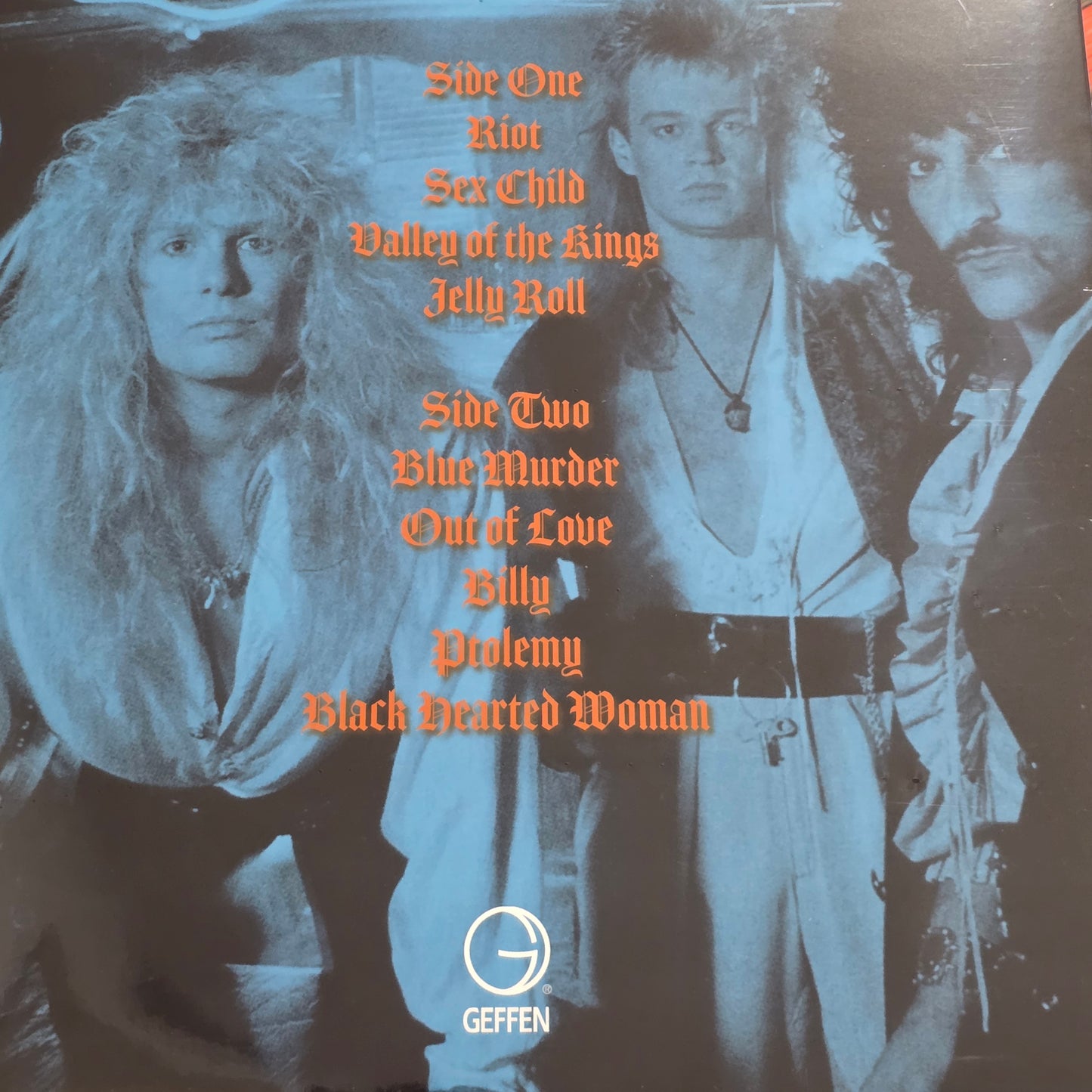 Blue Murder – Blue Murder  SELF TITLED "COLOURED VINYL RECORD LP"