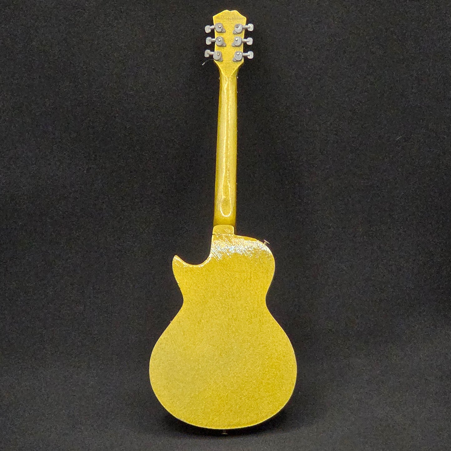 Miniature Guitar - Gibson Les Paul Gold Top - Model Guitar Inc Stand