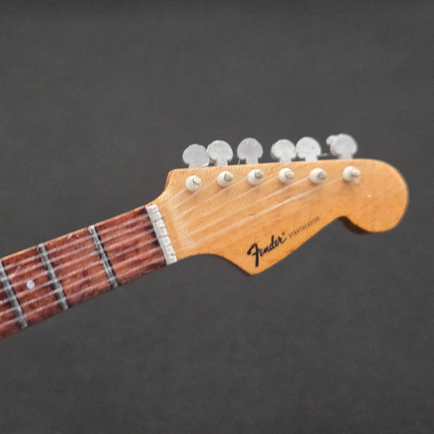 Miniature Guitar - Smashing Pumpkins Billy Corgan GISH Fender Stratocaster - Model Guitar Inc Stand