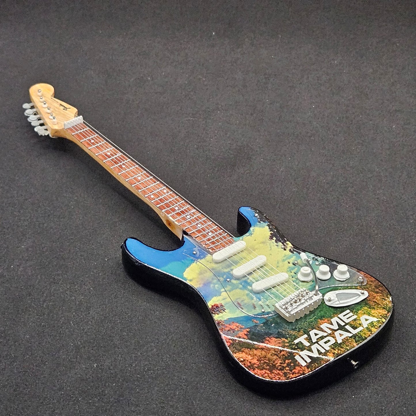 Miniature Guitar - Tame Impala Kevin Parker Fender Stratocaster - Model Guitar Inc Stand