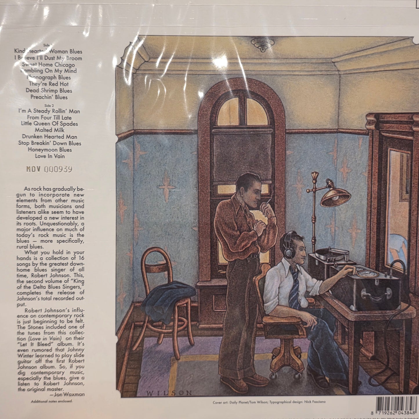 Robert Johnson - King of the Delta Blues Singers  Vol 2 Vinyl Record ltd Ed/1000 yellow vinyl