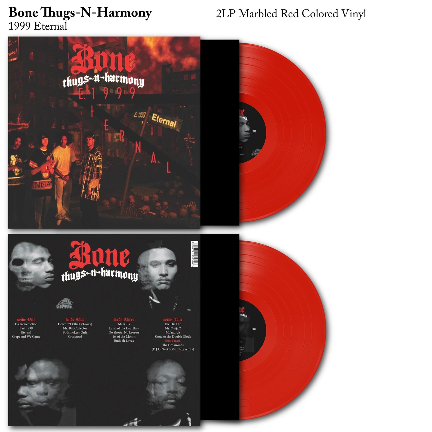 Bone Thugs-N-Harmony - E.1999 Eternal (2xLP, Album RED VINYL