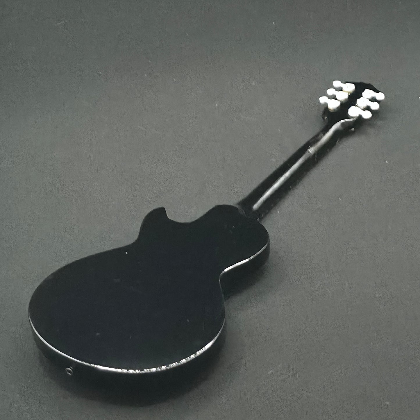 Miniature Guitar - Black Gibson Les Paul - Model Guitar Inc Stand