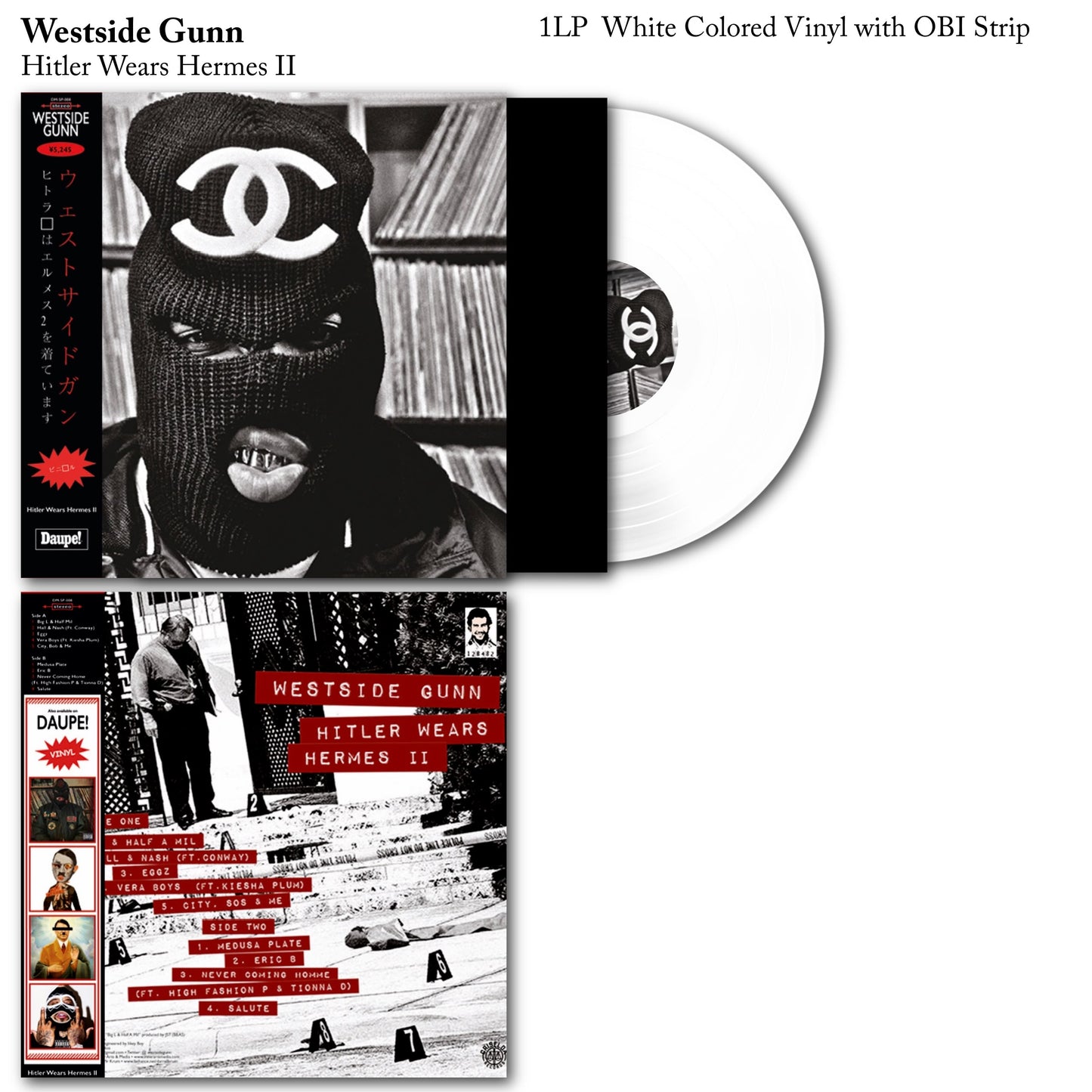 Westside Gunn – Hitler Wears Hermes II "COLOURED VINYL RECORD"