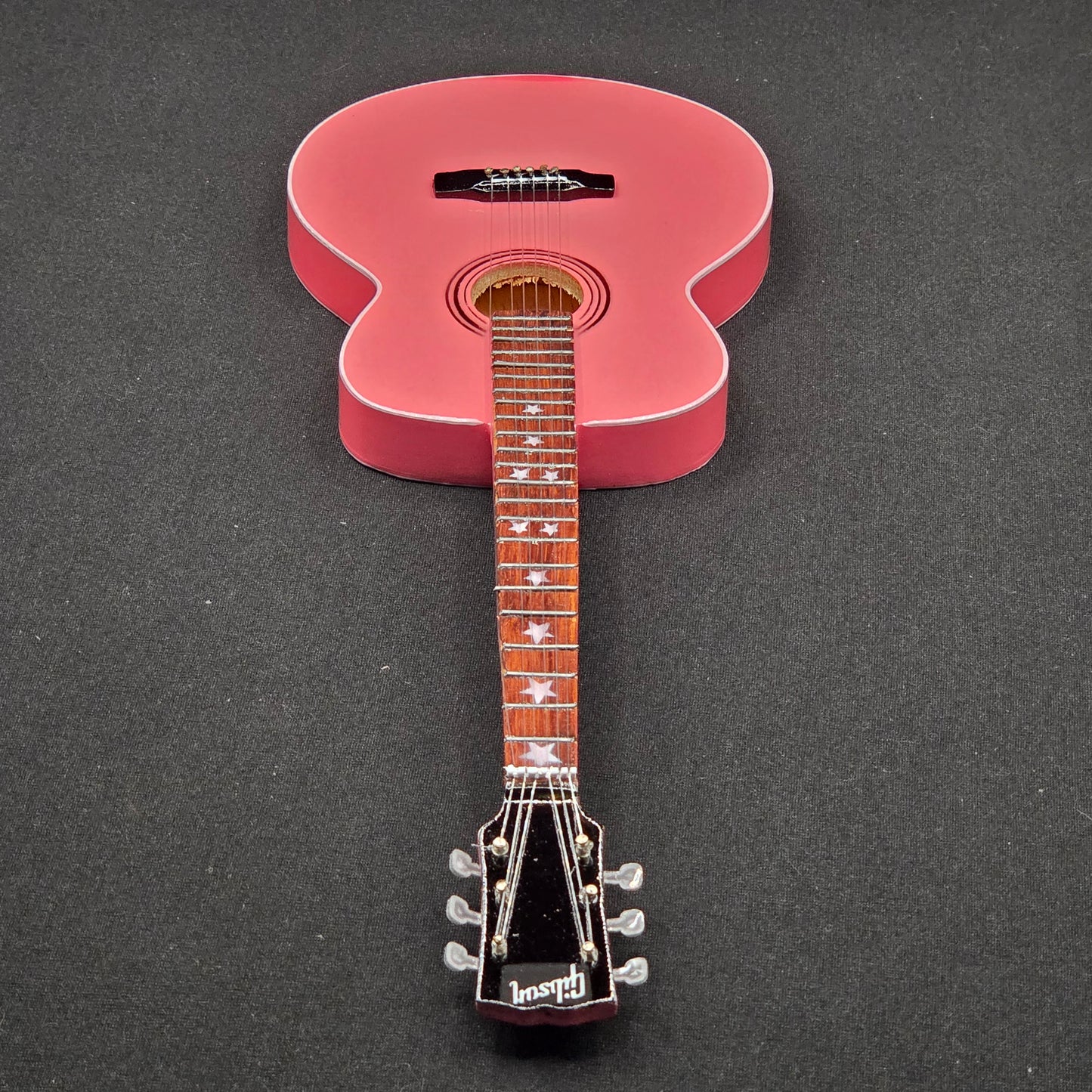 Miniature Guitar - Taylor Swift Eras Tour - Lover Pink Gibson - Model Guitar Inc Stand