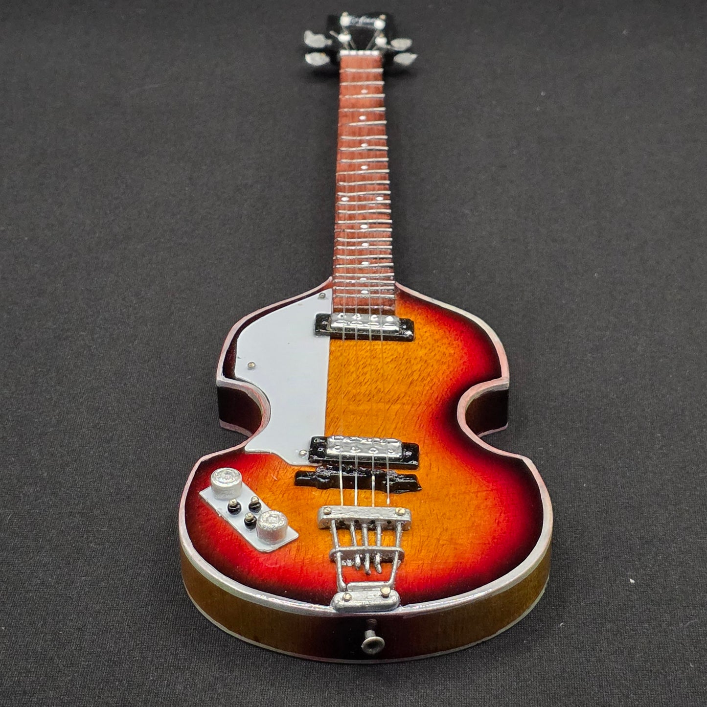 Miniature Guitar - Paul McCartney / The Beatles Hofner Violin Bass - Model Guitar Inc Stand