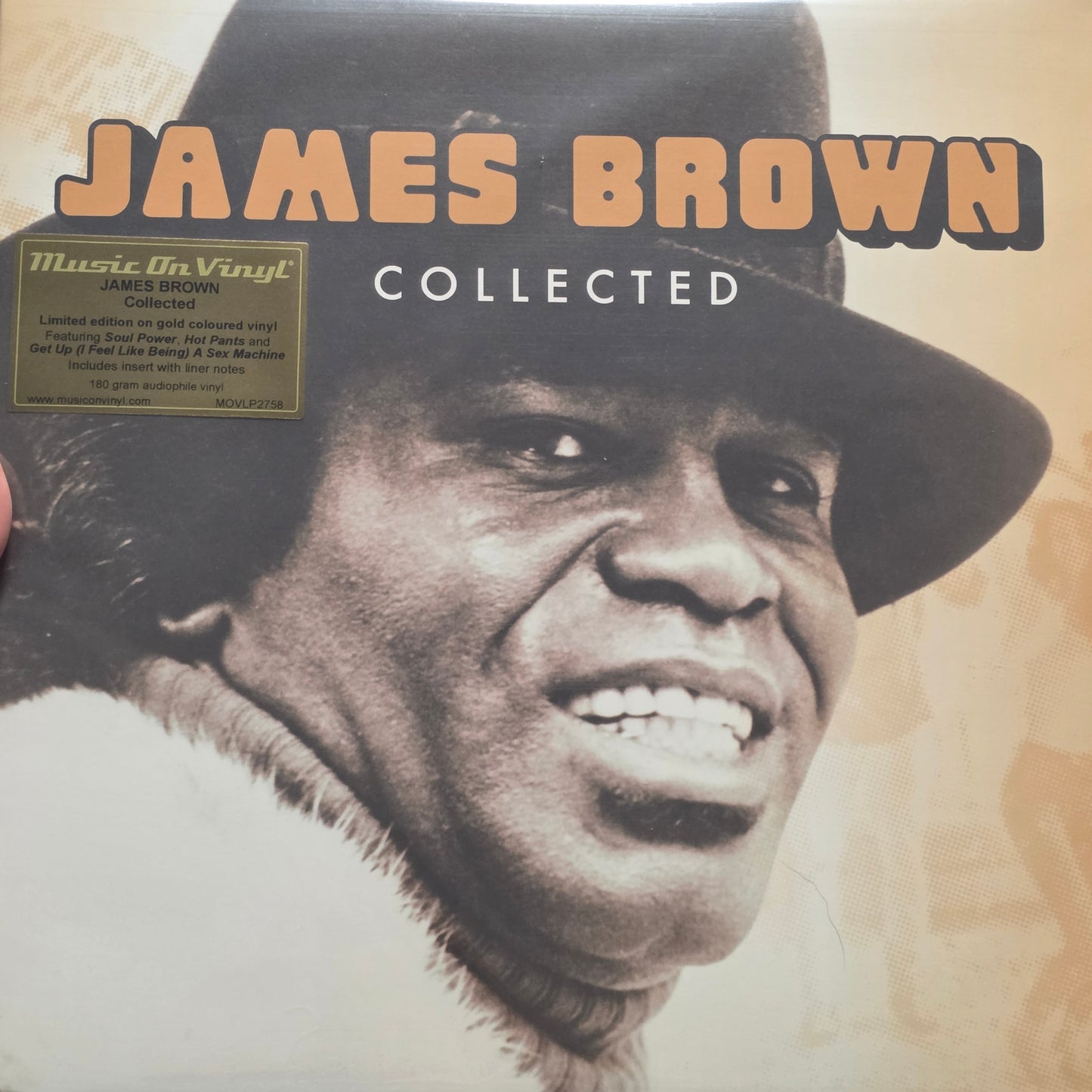James Brown - Collected 2LP Vinyl Record GOLD COLOURED VARIANT