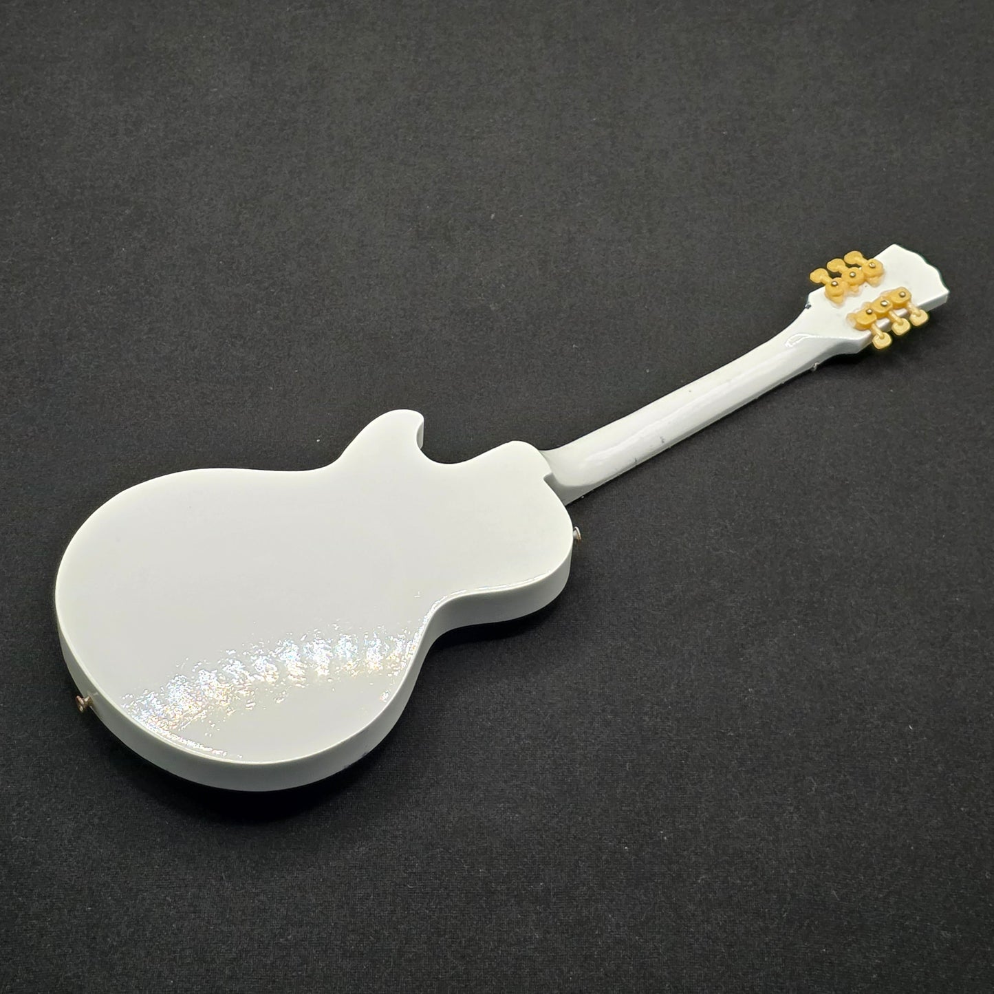 Miniature Guitar - My Chemical Romance The Black Parade MCR White Les Paul - Model Guitar Inc Stand