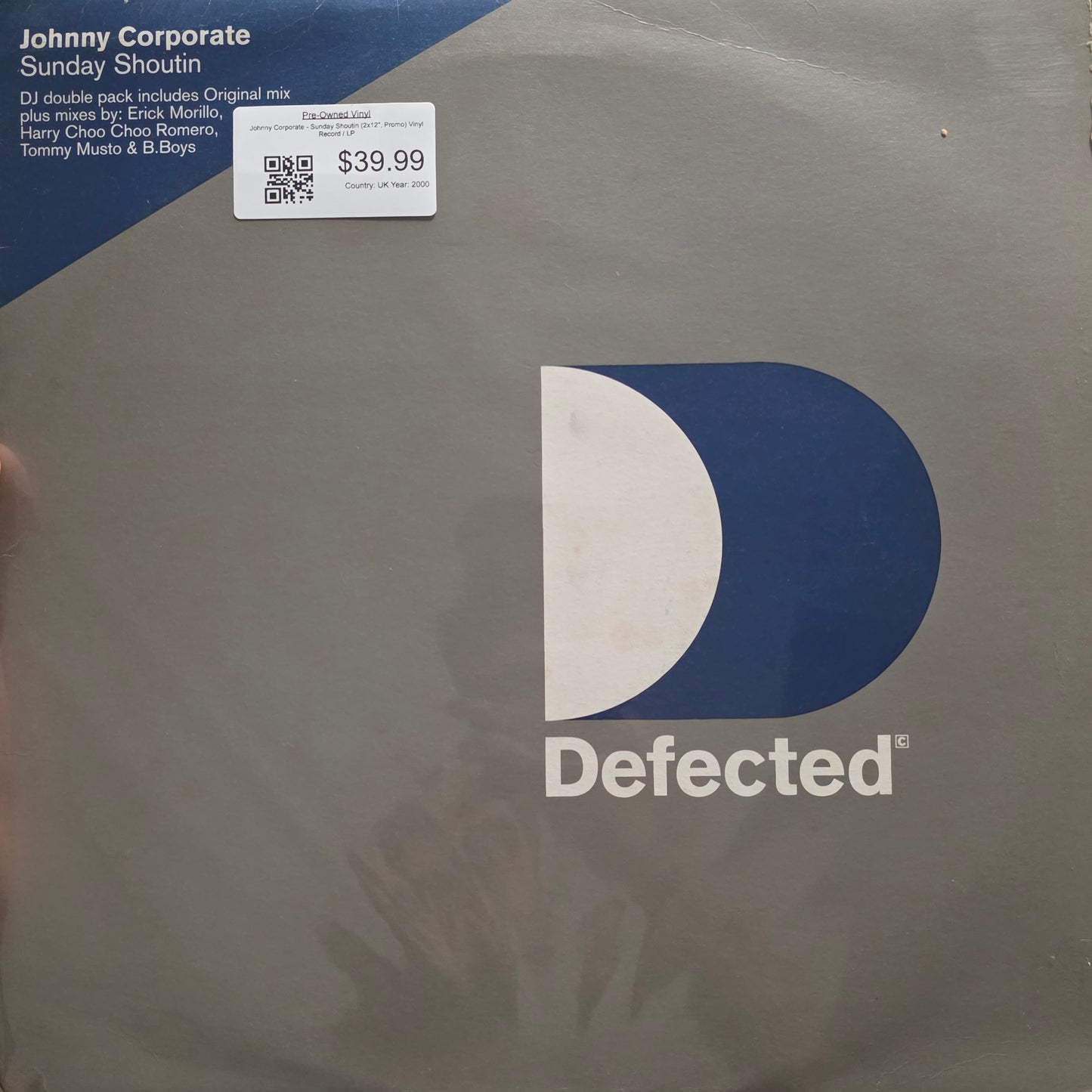 Johnny Corporate - Sunday Shoutin (2x12", Promo) Vinyl Record / LP