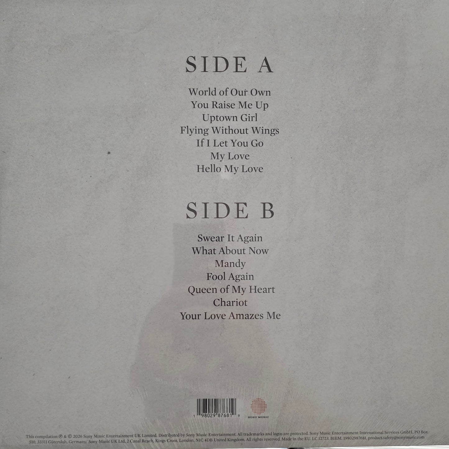 Westlife - 25 - The Ultimate Collection (LP, Comp) Vinyl Record / LP