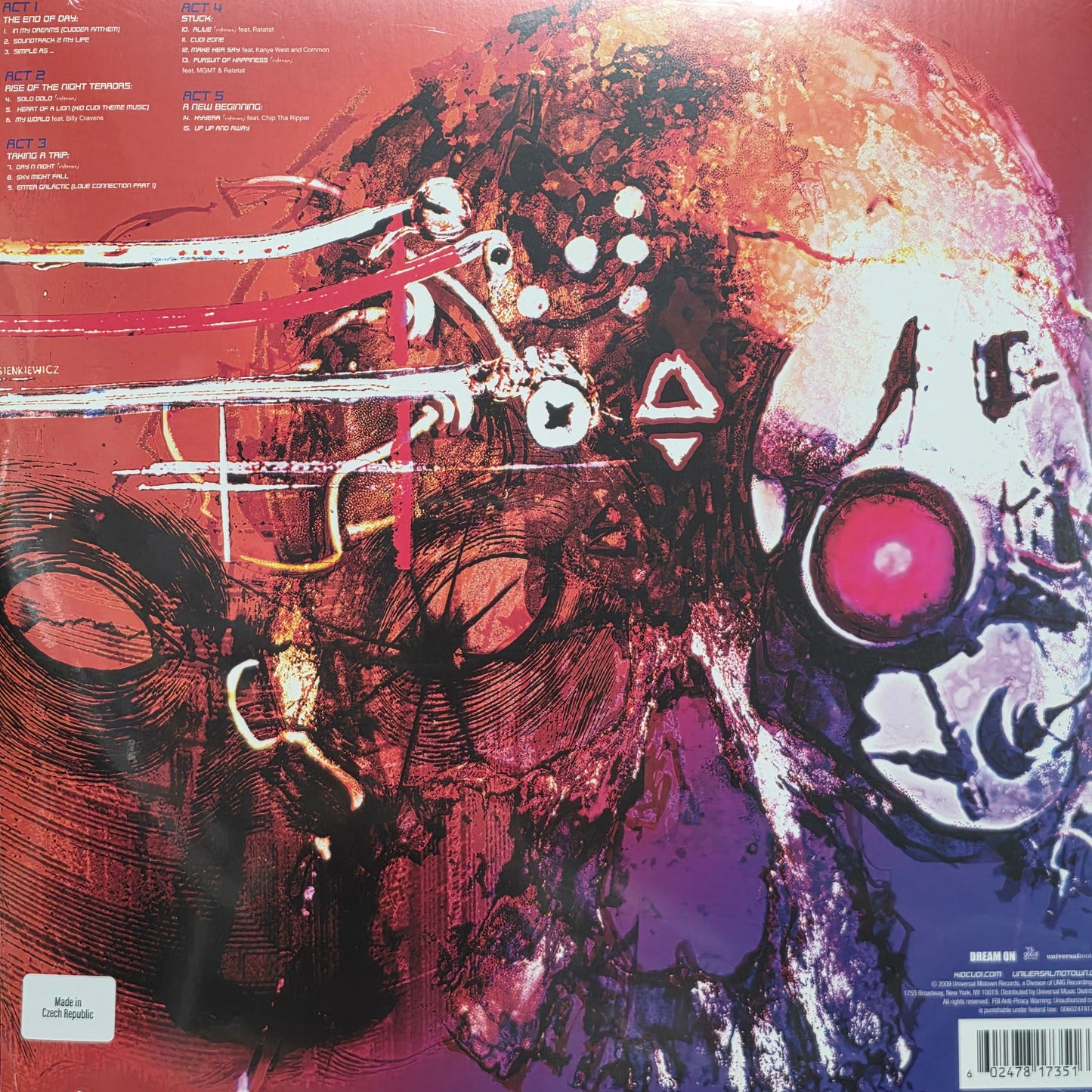 Kid Cudi - Man On The Moon: The End Of Day (LP, Ltd, Cry)