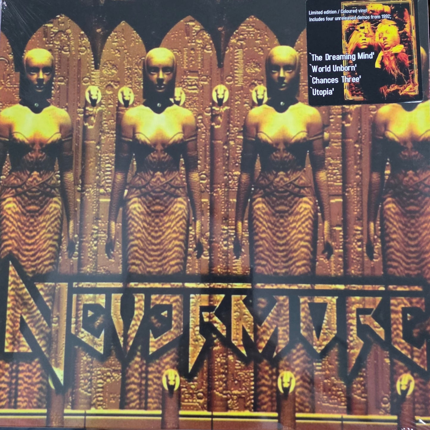 Nevermore – Nevermore Self titled "GOLD COLOURED VINYL RECORD LP"