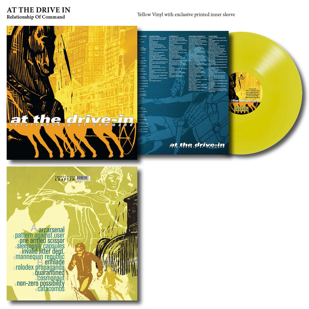 At The Drive In - Relationship Of Command Vinyl Record LP