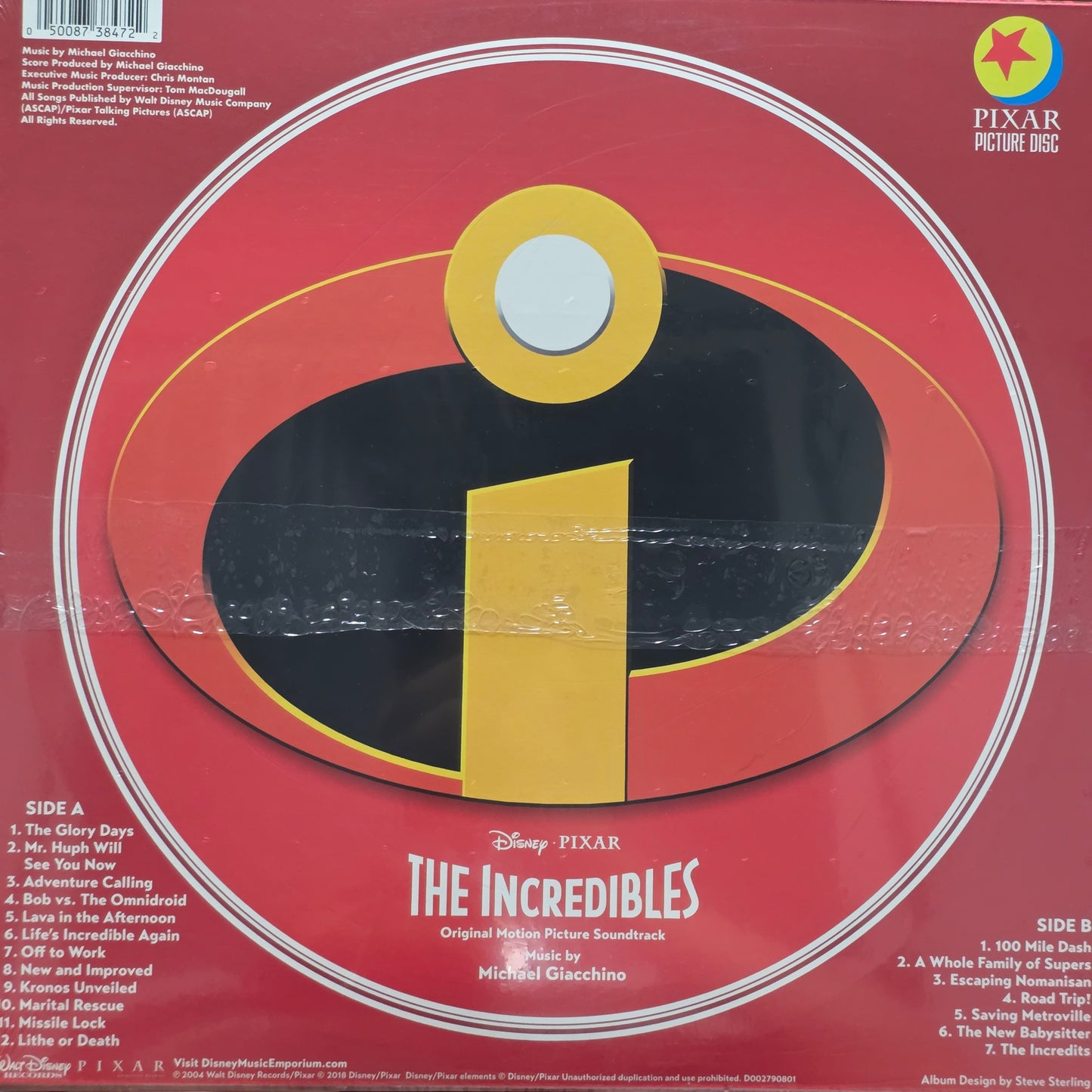 Michael Giacchino - The Incredibles (LP, Album, Pic, RE) Vinyl Record / LP