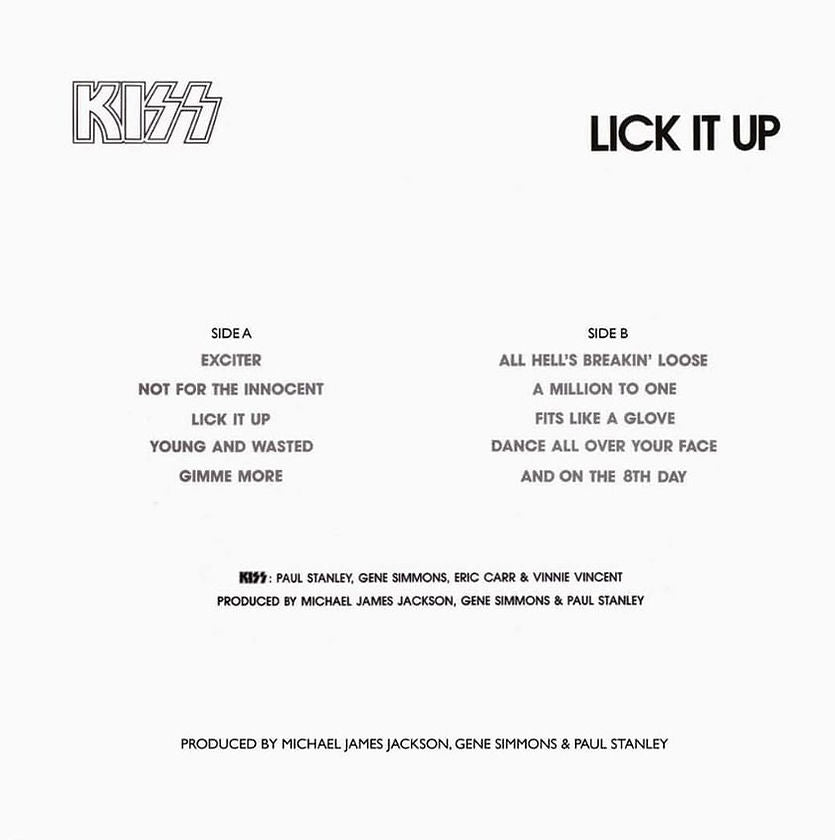 Kiss – Lick It Up "COLOURED VINYL