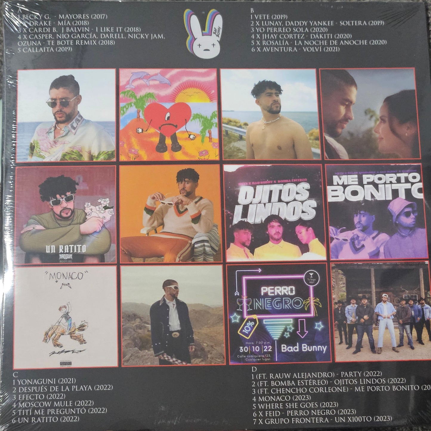 Bad Bunny - Da Mixtape (Singles Collection) (2xLP, Comp, Ltd, Unofficial, Col) Vinyl Record Hits Best Of