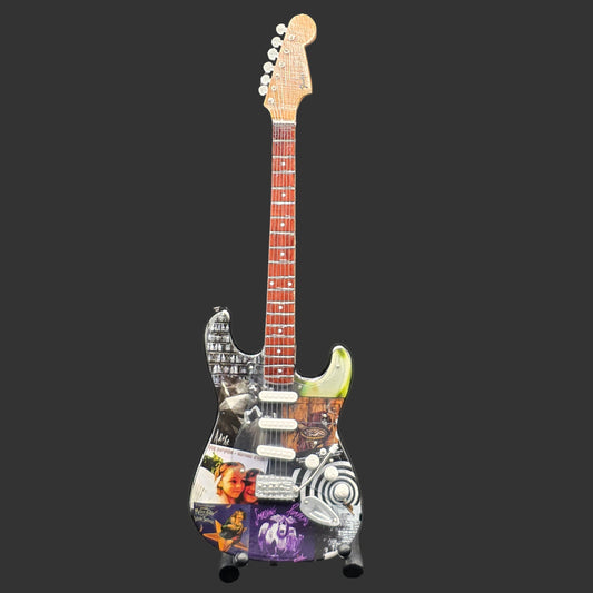 Miniature Guitar - Smashing Pumpkins Album Covers - Model Guitar Inc Stand