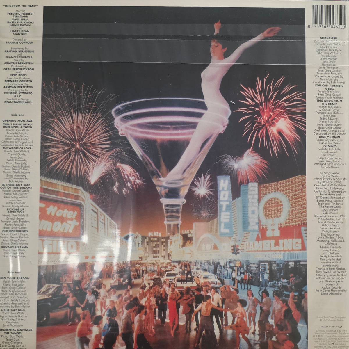 One From The Heart  Soundtrack - OST  Vinyl Record LP Tom Waits & Crystal Gale
