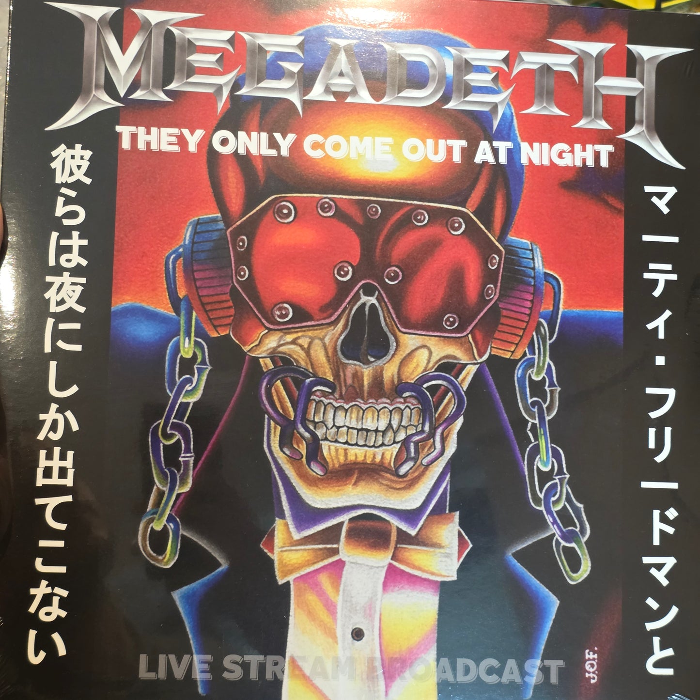 Megadeth - They Only Come Out At Night  2023 Live Budokan Japan Vinyl Record LP