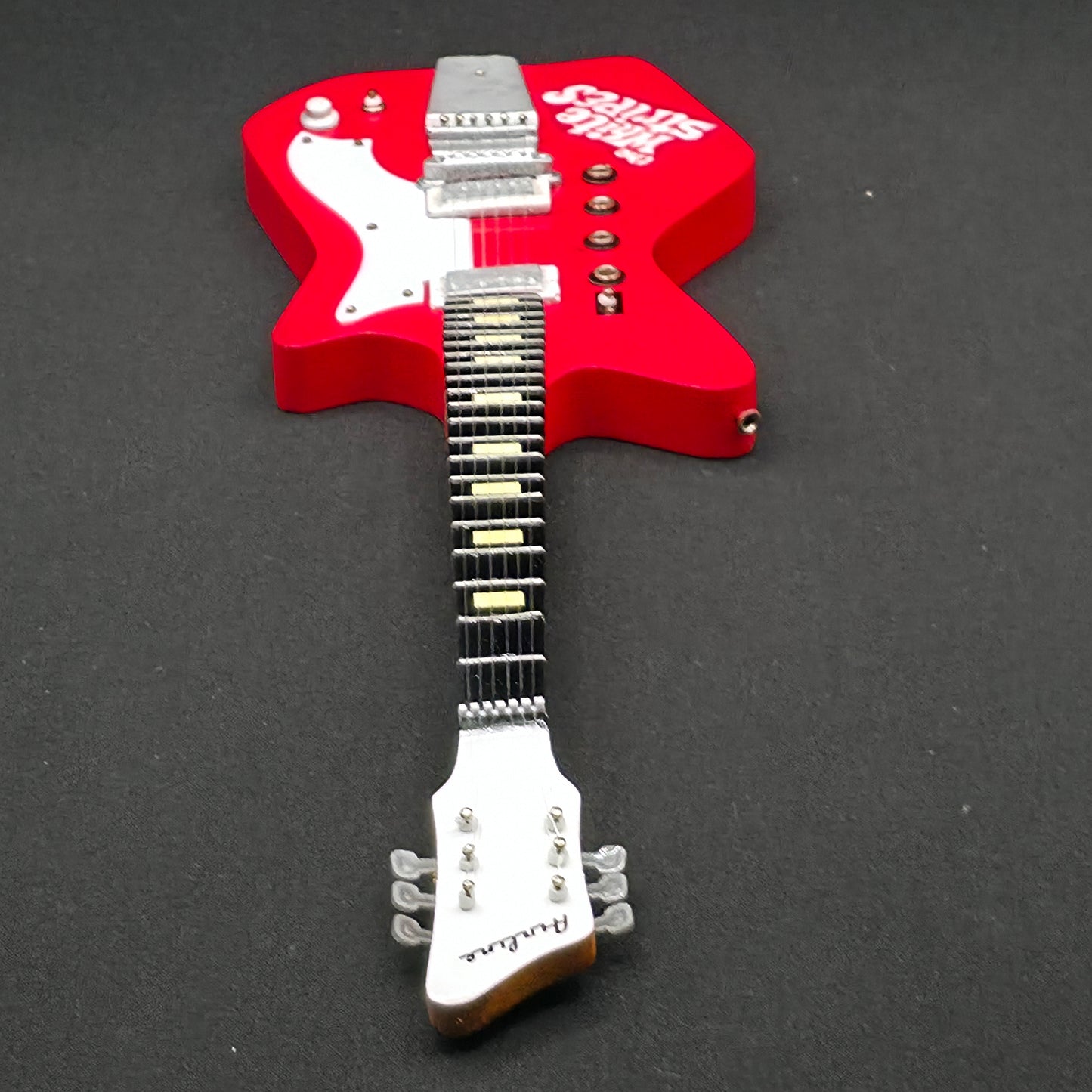 Miniature Guitar - The White Stripes Red Airline - Model Guitar Inc Stand
