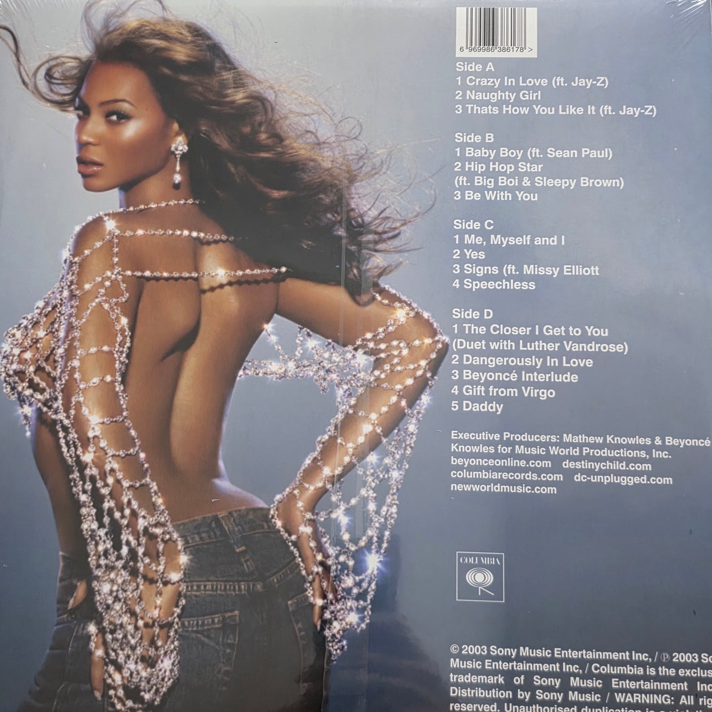 BEYONCE - DANGEROUSLY IN LOVE VINYL RECORD 2LP YELLOW COLOURED  In Stock Now !