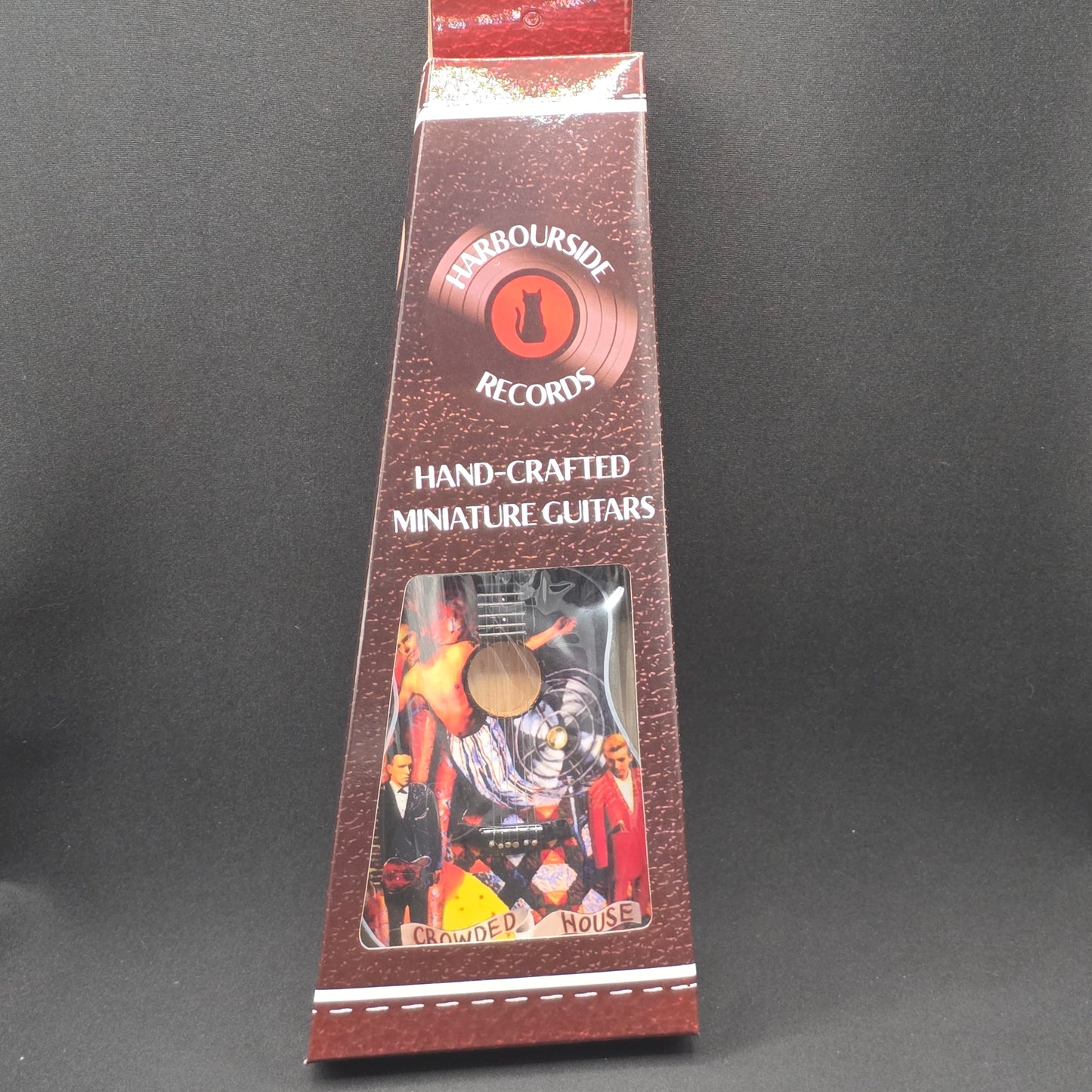 Miniature Guitar - Crowded House Acoustic  - Model Guitar Inc Stand