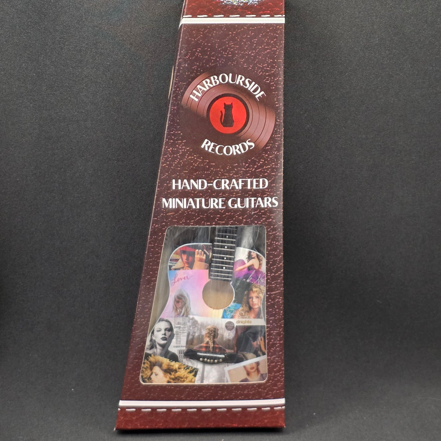 Miniature Guitar - Taylor Swift Album Covers Acoustic Gibson - Model Guitar Inc Stand