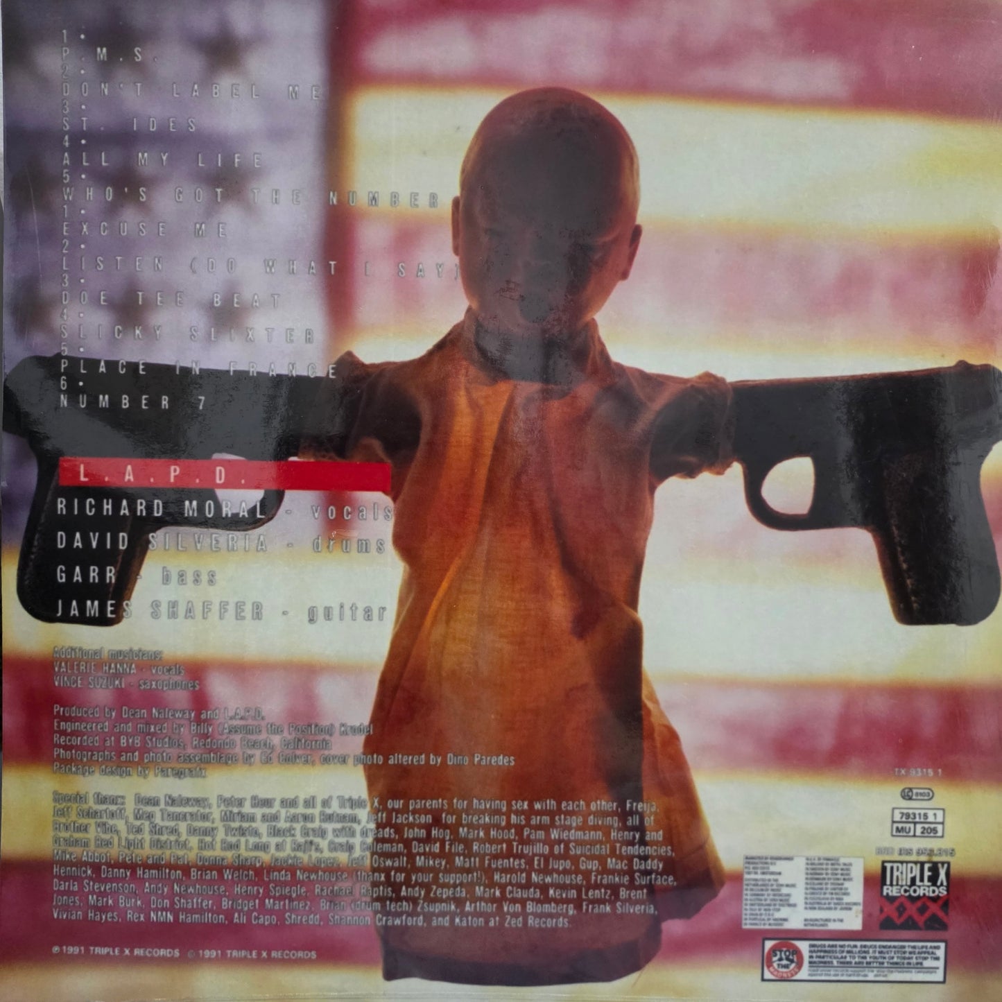 L.A.P.D. – Who's Laughing Now "COLOURED VINYL RECORD"