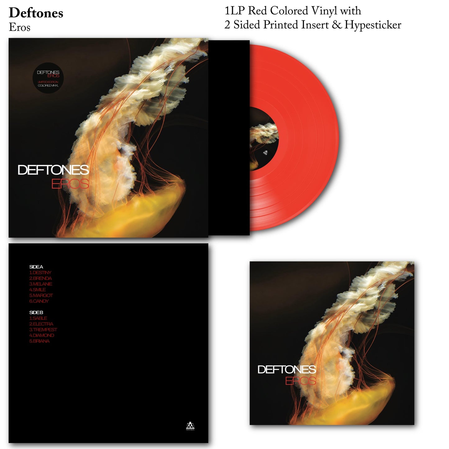 Deftones - Eros Vinyl Record LP