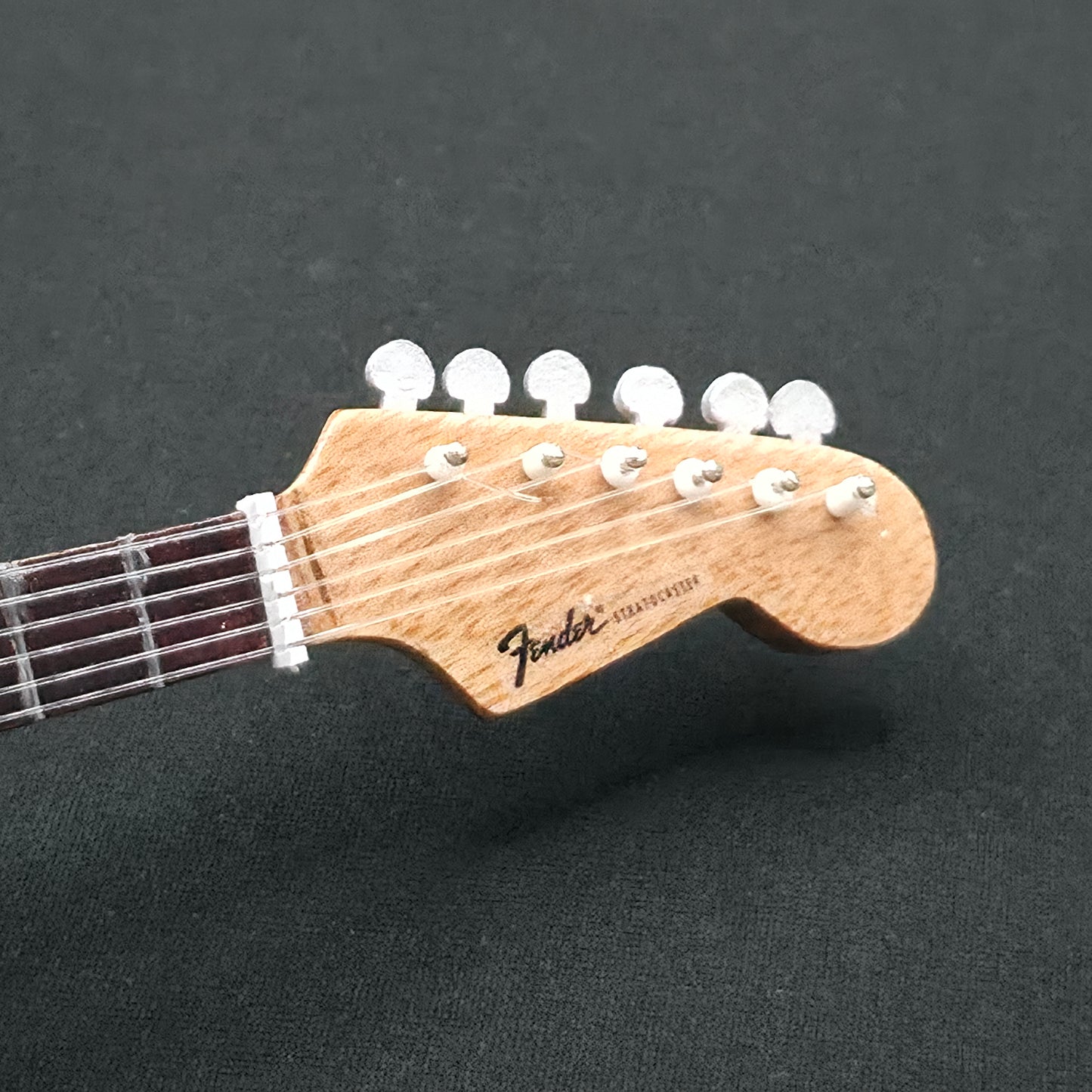 Miniature Guitar - Jimi Hendrix Saville Sgt Pepper Fender Stratocaster- Model Guitar Inc Stand