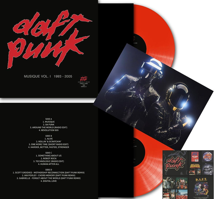 Daft Punk – Musique Vol. 1 1993-2005 "2LP COLOURED VINYL RECORD" GREATEST HITS / BEST OF