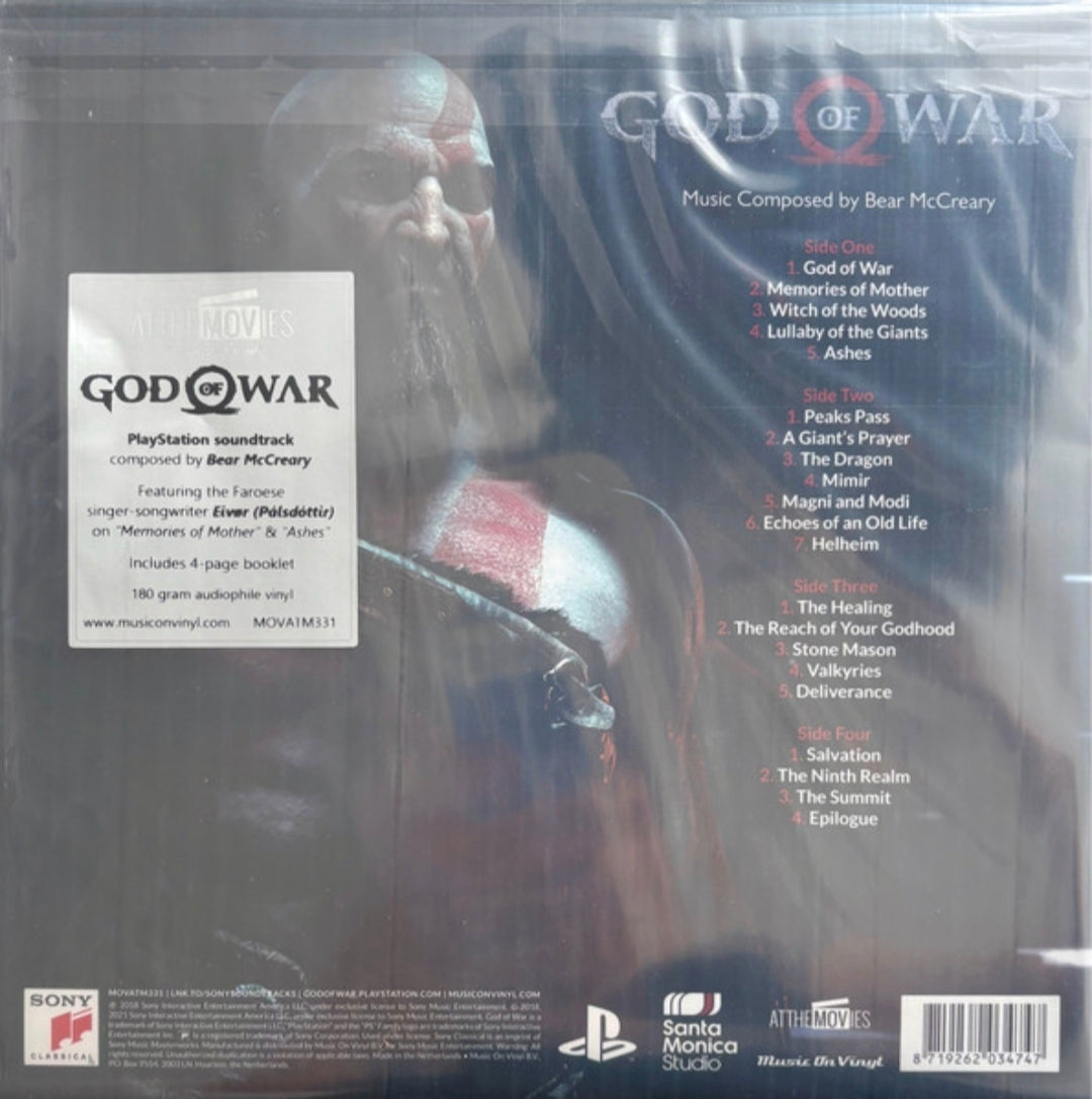 Bear McCreary - God Of War (2xLP, Album, RP, 180) Vinyl Record / LP
