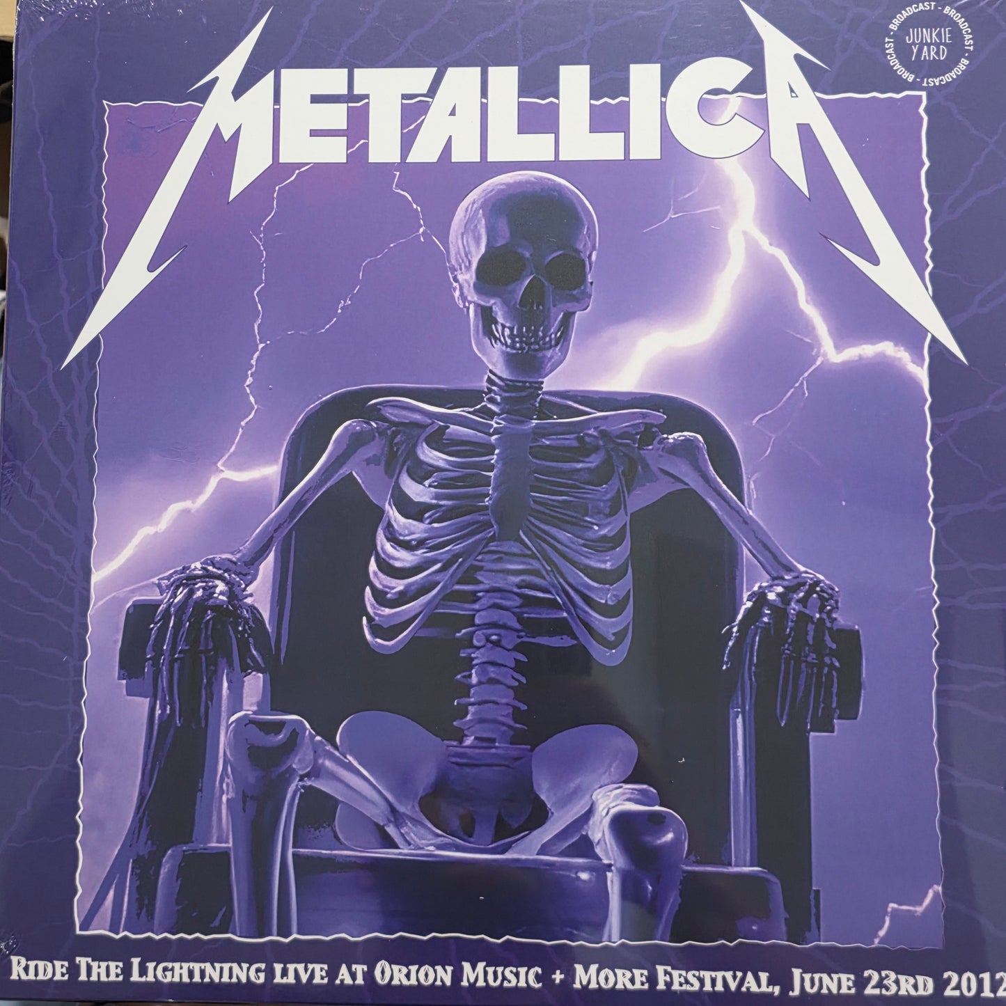Metallica - Ride The Lightning Live At Orion Music 2012 Vinyl Record LP