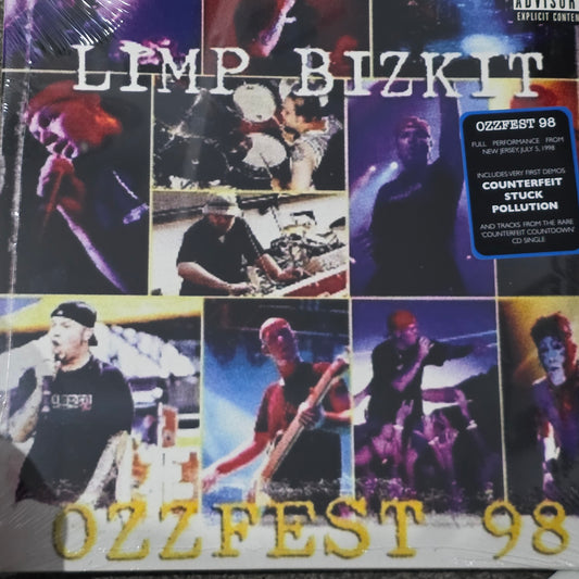 LIMP BIZKIT OZZFEST  LIVE 98 1998 VINYL RECORD 2LP
