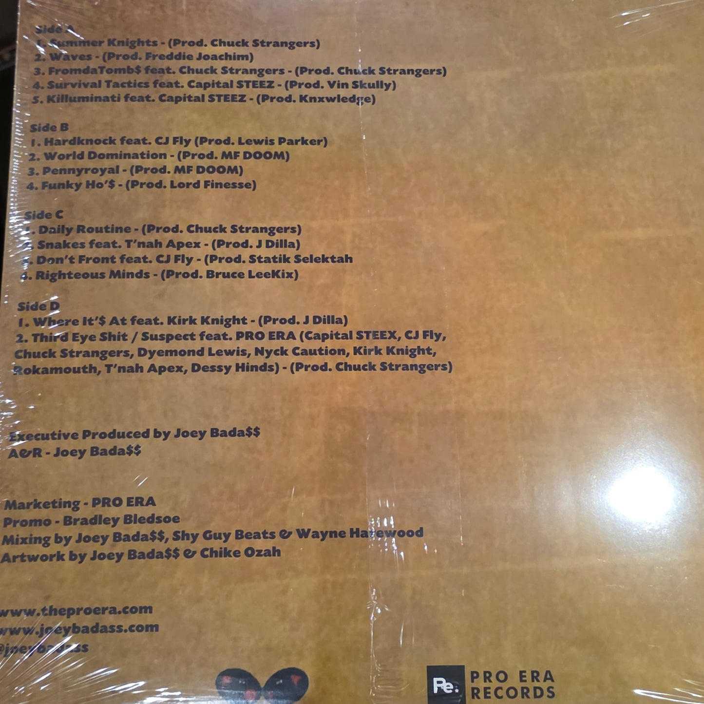 Joey Bada$$ - 1999 Vinyl Record 2LP Joey Badass