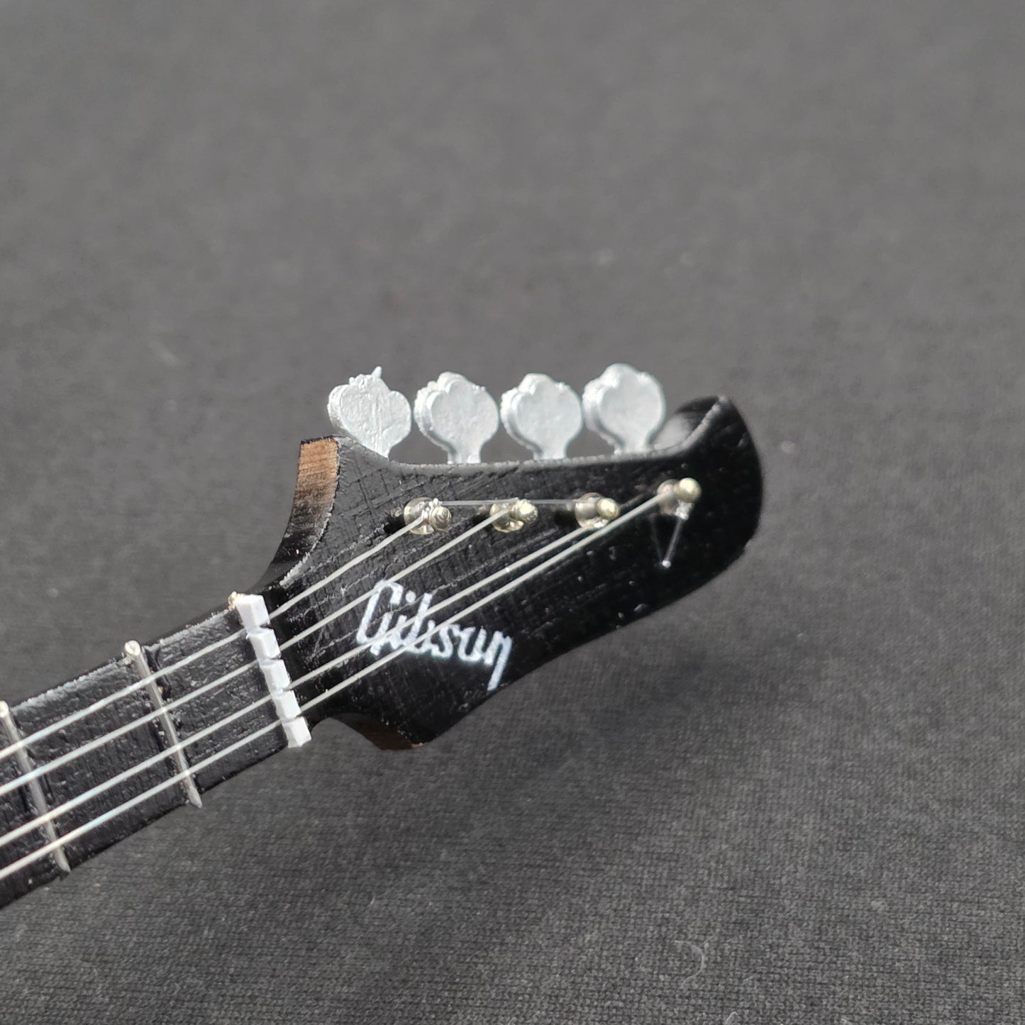 Miniature Guitar - Gibson Thunderbird Bass - Model Guitar Inc Stand