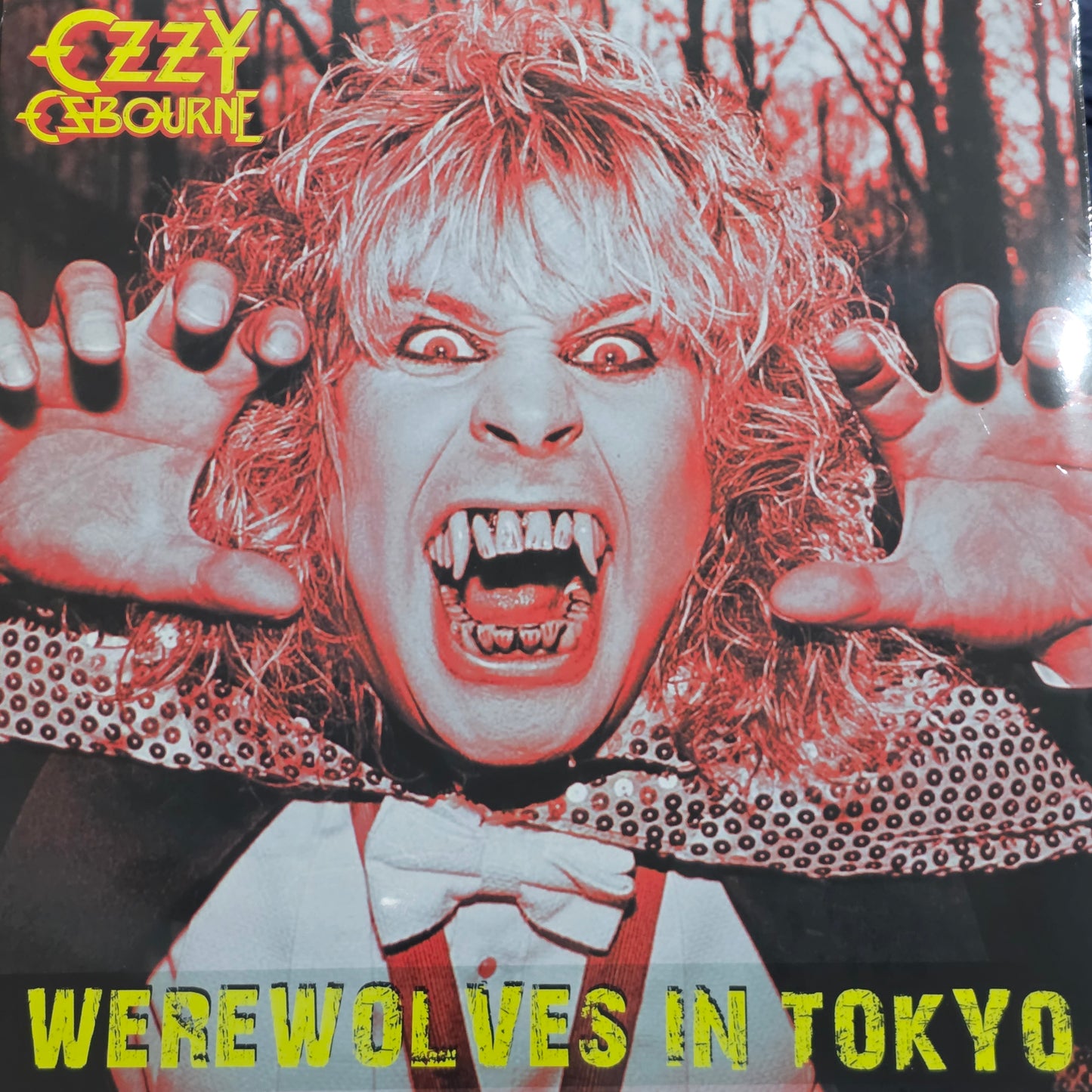 OZZY OSBOURNE - WEREWOLVES IN TOKYO VINYL RECORD 2LP COLOURED  LIVE IN JAPAN 1984 + 2002