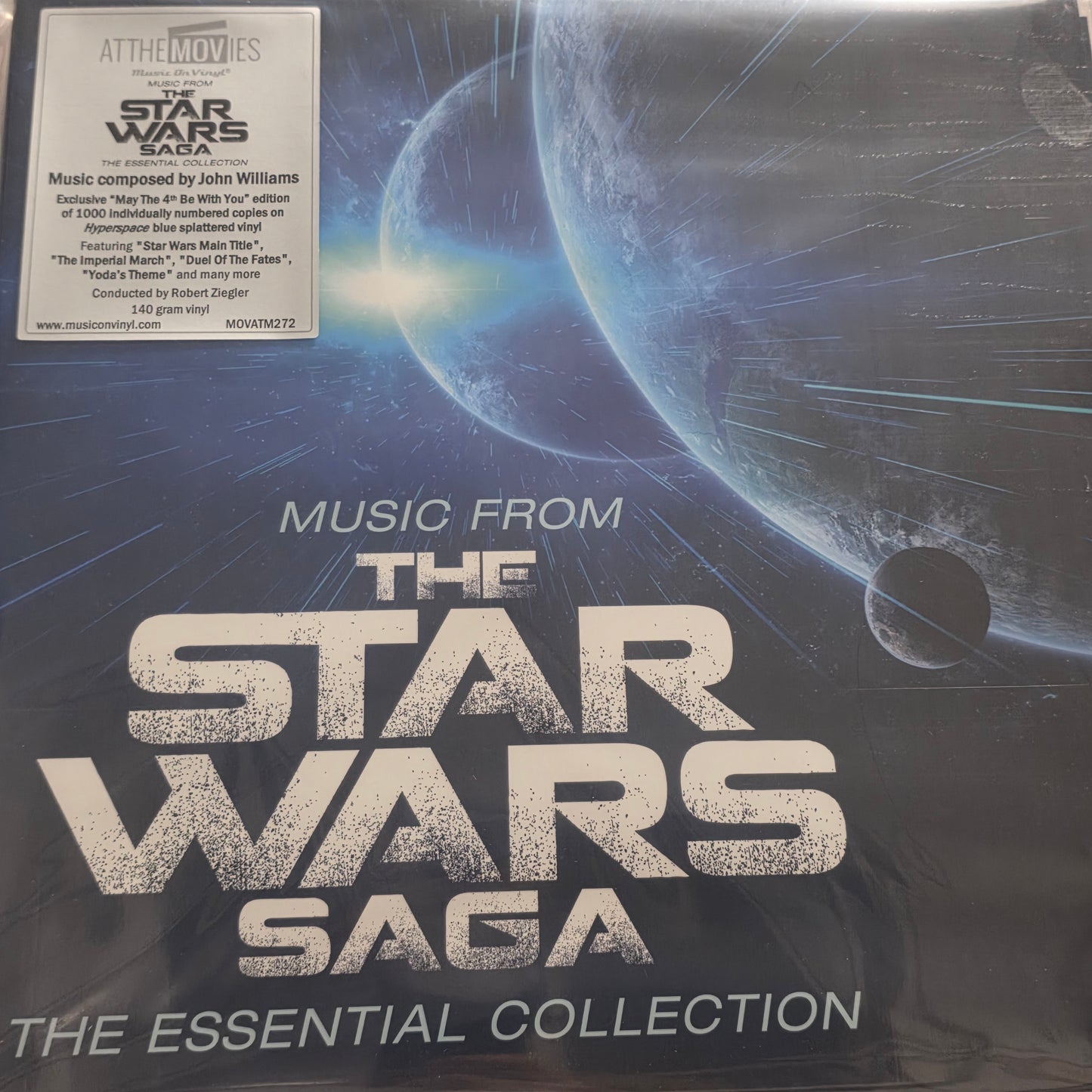 John Williams  - Music From The Star Wars Saga (The Essential Collection) (2xLP, Comp, Ltd, Numbered /1000 Coloured Vinyl, RE, Hyp) Vinyl Record / LP