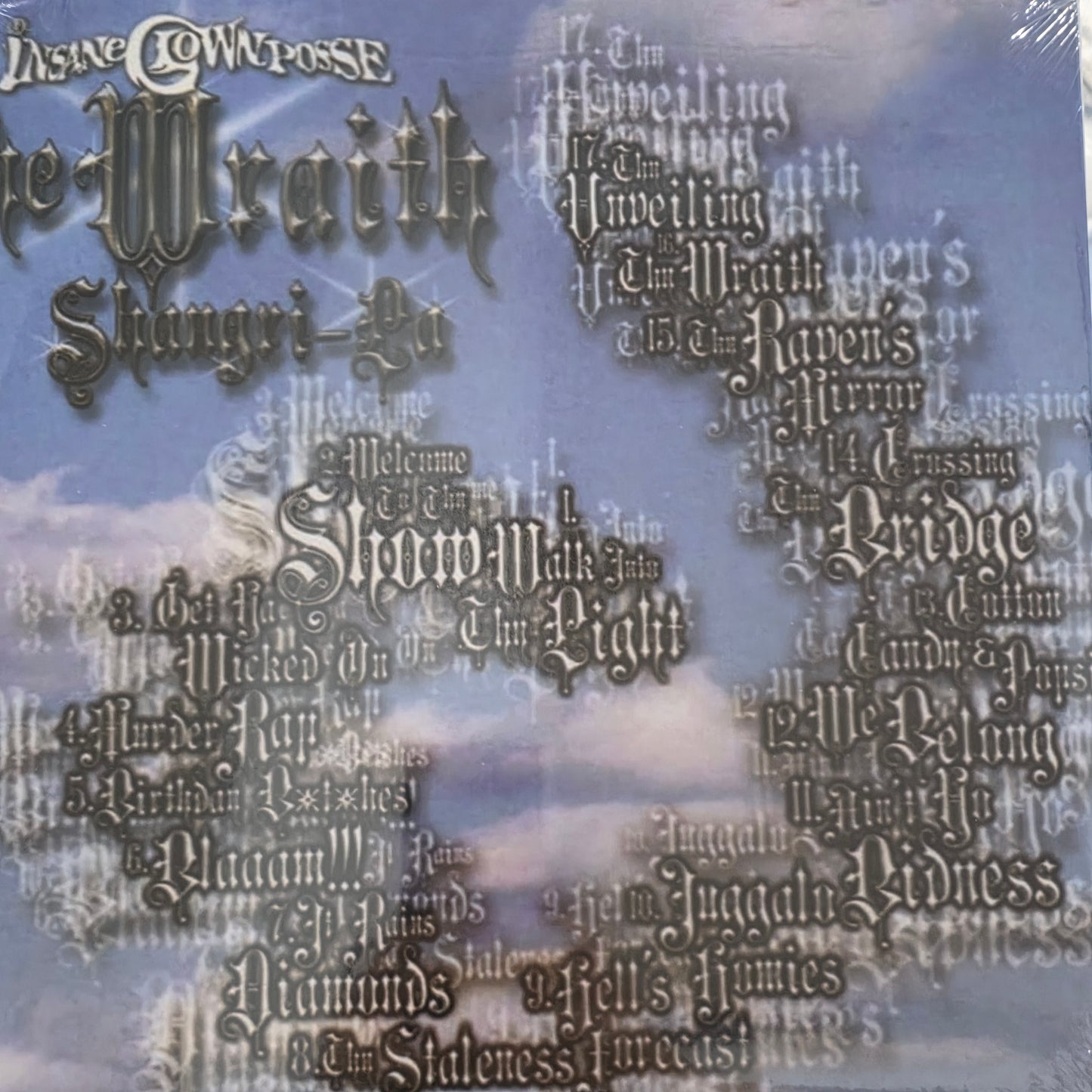 INSANE CLOWN POSSE – THE WRAITH SHANGRILA 2LP VINYL RECORD COLOURED LP