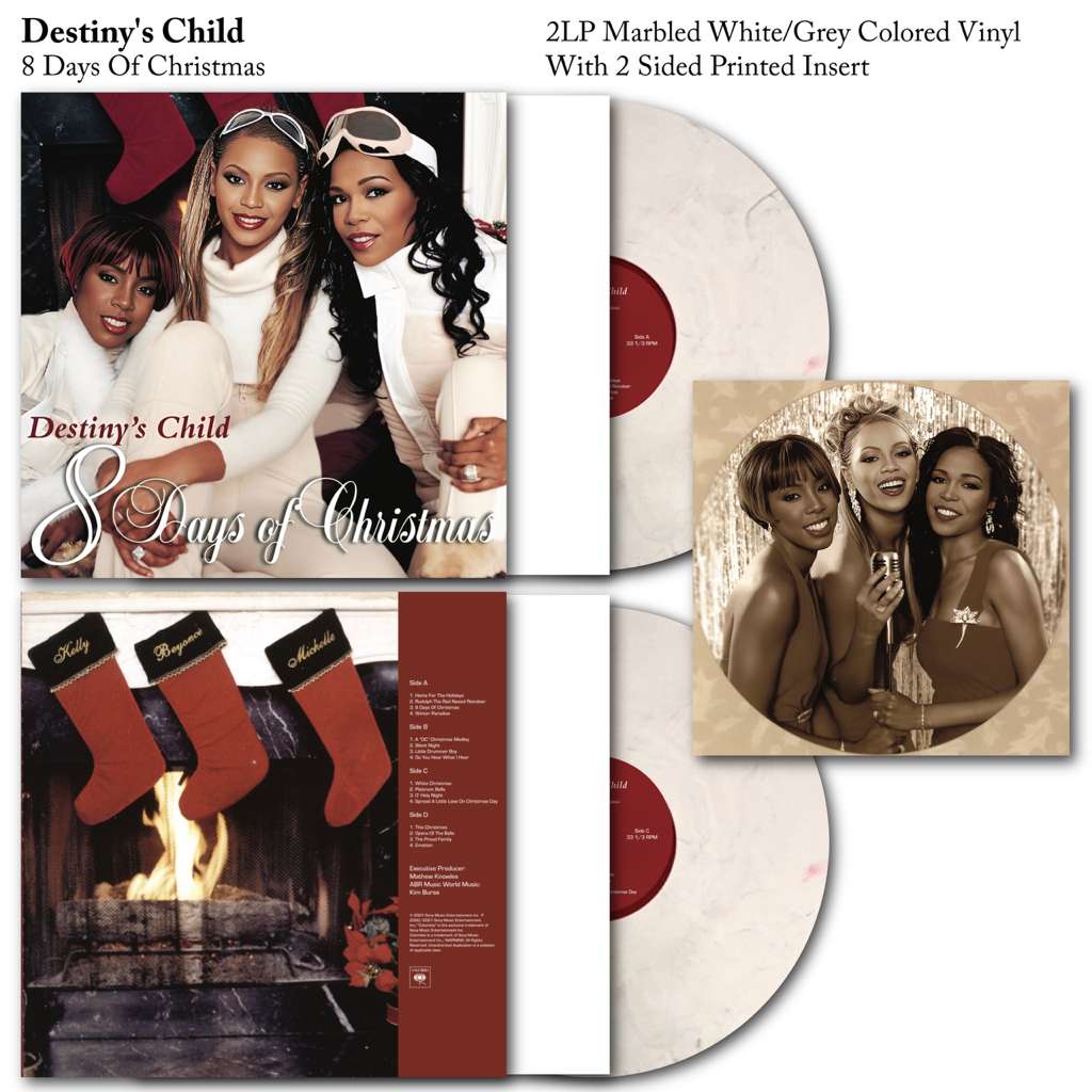 Destiny's Child -  8 Days of Christmas Vinyl Record 2LP