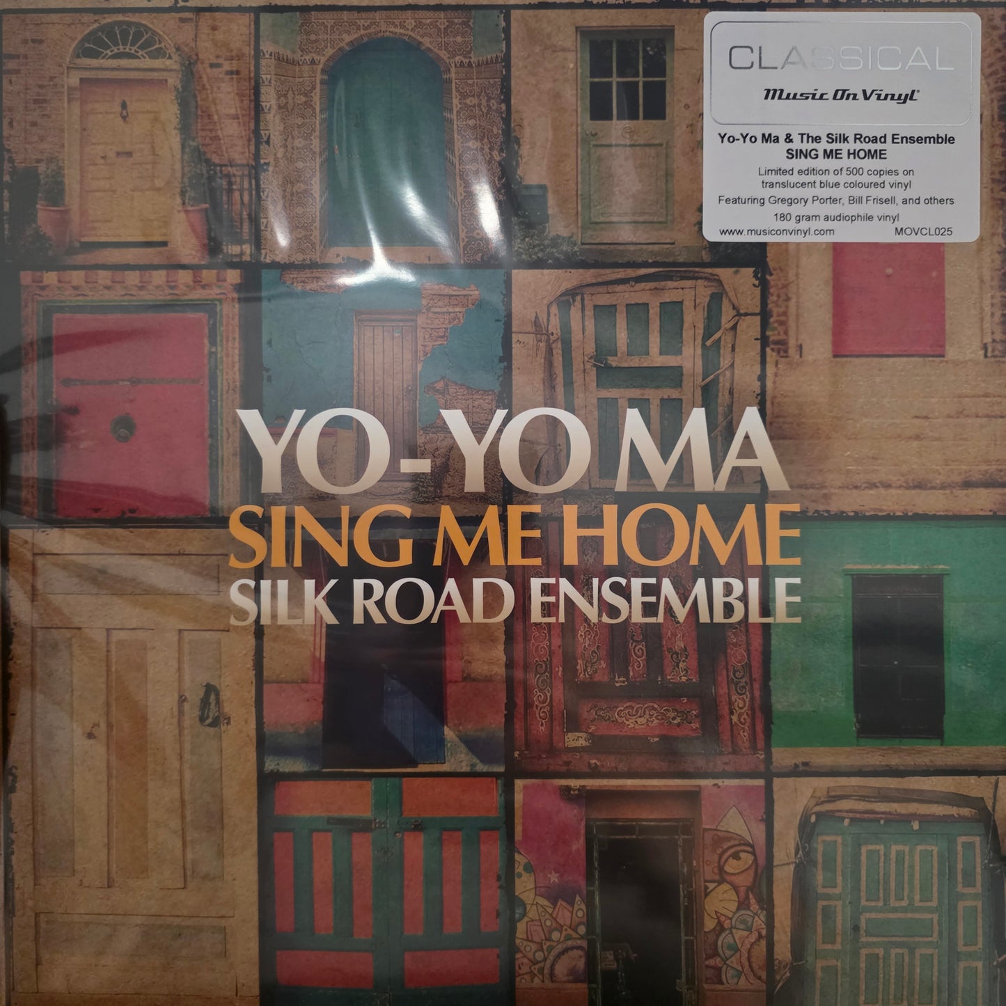 Yo-Yo Ma, Silk Road Ensemble* - Sing Me Home  - Limited Edition /500 (2xLP, Album, 180 Blue Coloured) Vinyl Record / LP