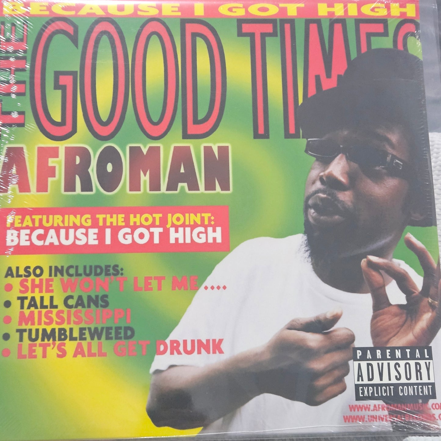 Afroman – The Good Times "2LP GREEN COLOURED VINYL"