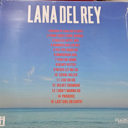 LANA DEL REY - DIE FOR ME VINYL RECORD  2LP BLUE COLOURED