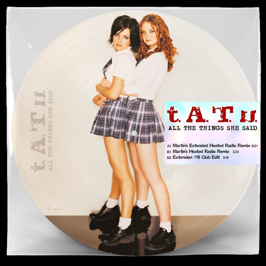 T.A.T.U. - All the things she said - Vinyl Record Picture Disc